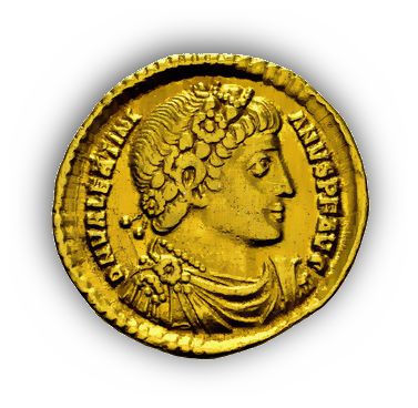 Goldsolidus des Kaisers Valentinian I. (321-375)