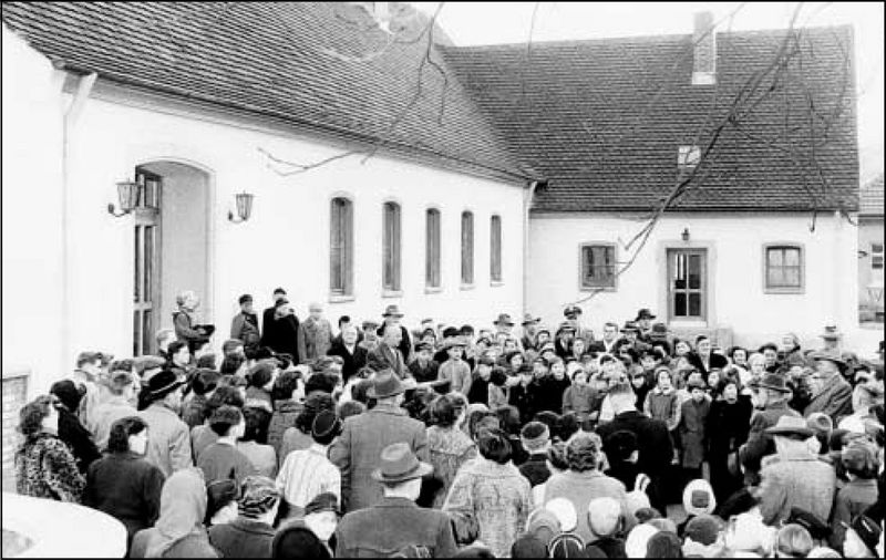 Einweihung der Schillerschule in Altrip am 21. Januar 1956