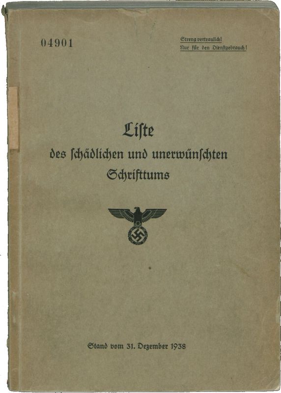 Im Dritten Reich verboten: „Infrantrist Perhobstler“ (Bild: Universitäts- und Landesbibliothek Bonn)