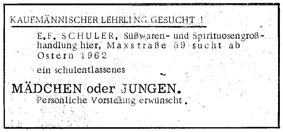 Nachrichtenblatt der Gemeinde Altrip | Donnerstag, den 15. März 1962 | 3. Jahrgang - Nummer 11