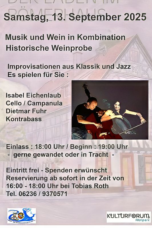 Musik und Wein in Kombination