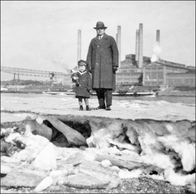 Eisreste im März 1929