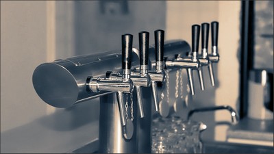 Bierleitungen ausgebaut