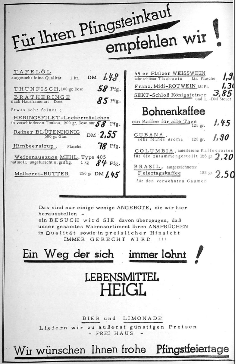 Nachrichtenblatt der Gemeinde Altrip |&nbsp;Donnerstag, 2. Juni 1960 | 1. Jahrgang - Nummer 22&nbsp;