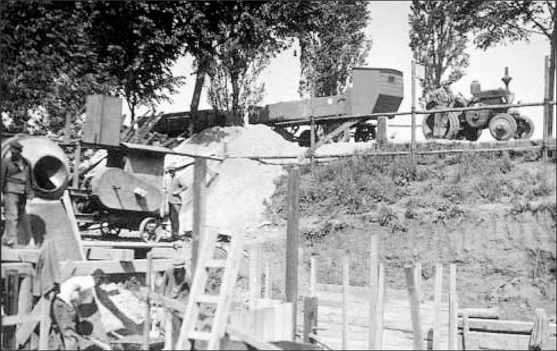 Sumpfgebiet trockengelegt und Schöpfwerk gebaut