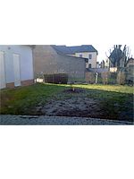 Der Bauplatz: Die Rasenfläche neben dem Bürgerhaus "alta ripa"