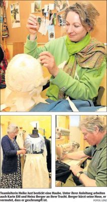 Stifteln, schnüren, schneiden