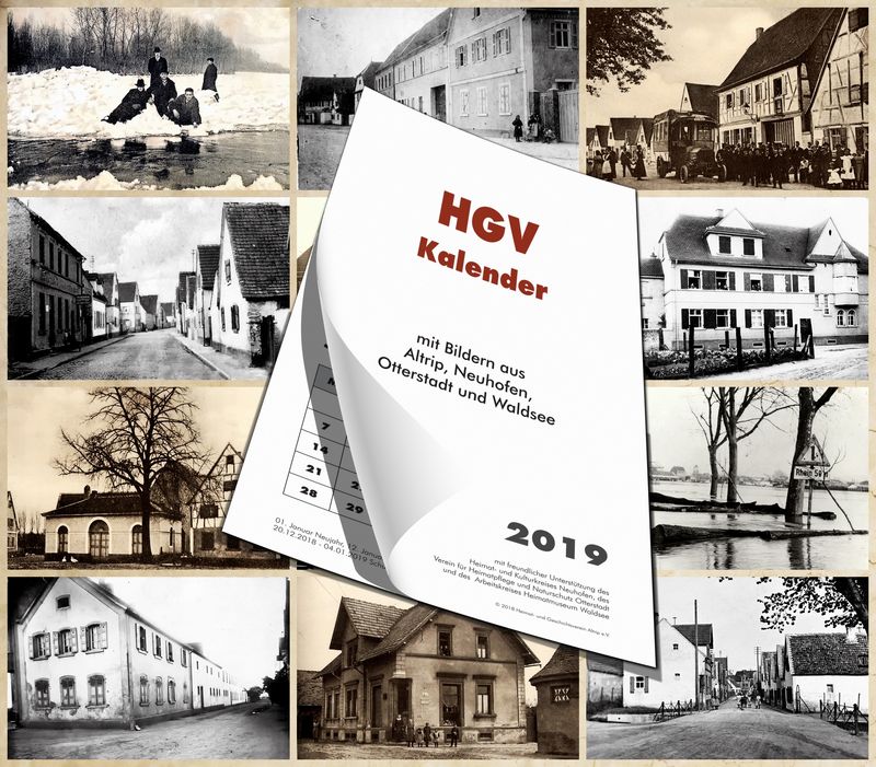 „HGV-KALENDER 2019“ AB SOFORT ERHÄLTLICH