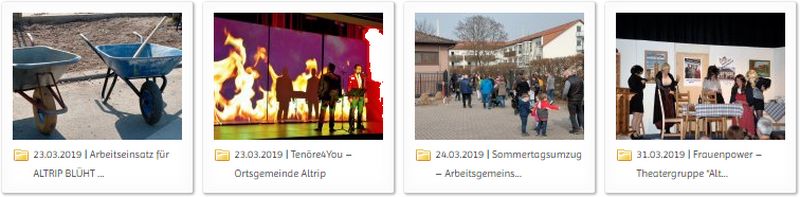 Unser Fotoalbum "ALTRIP FEIERT 2019"