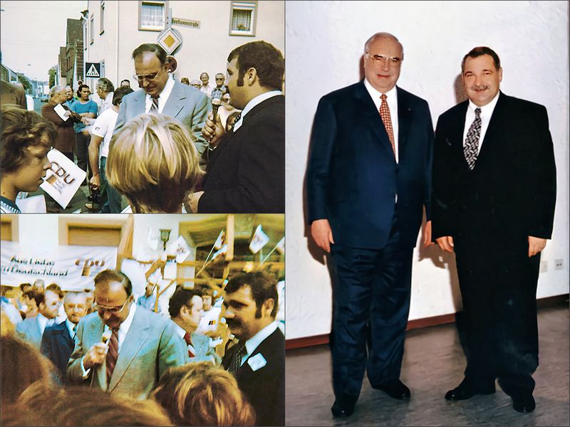 Karl-Martin Gensinger mit Dr. Helmut Kohl