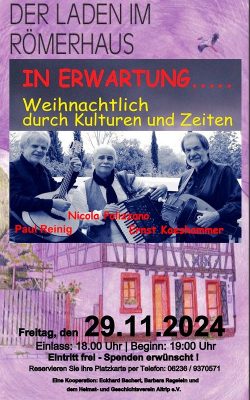 Einladung zum Weihnachtskonzert