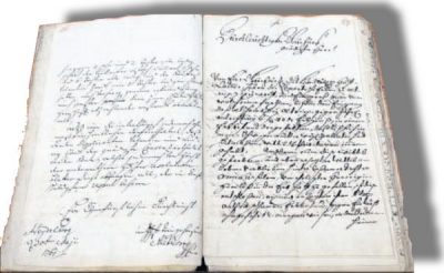 Historische Akten gefunden