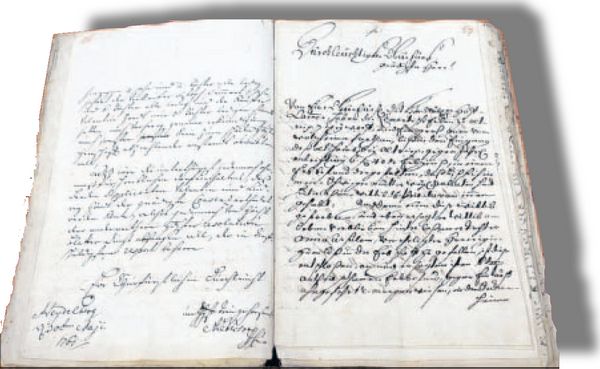 Historische Akten aus Altrip