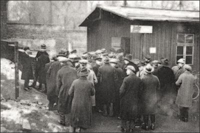 Solche "Stempelbuden" gab es im ganzen Land.