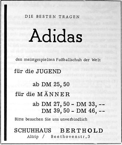 SCHUHHAUS BERTHOLD (Nachrichtenblatt der Gemeinde Altrip | Donnerstag, den&nbsp;8. August 1963 | 4. Jahrgang - Nummer 32)