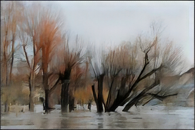 Hochwasser am Rhein