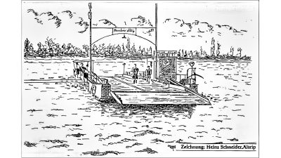 Die alte Altriper Gierfähre