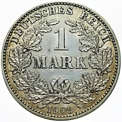 1-Mark-Stück aus dem Jahr 1909