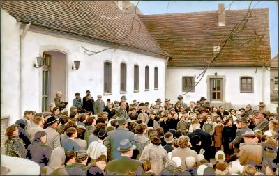 Einweihung der Schillerschule in Altrip am 21. Januar 1956