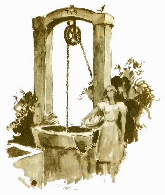 Ziehbrunnen mit der Jahreszahl 1759