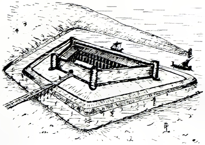 Das Kastell „Alta Ripa