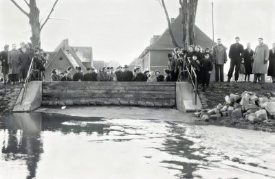 Die geschlossene Dammscharte am 17. Januar 1955
