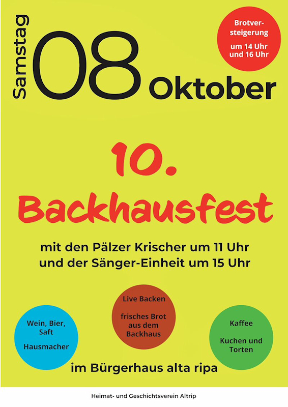 10 Jahre Brotbackhaus