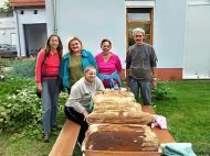 Mitglieder der Brotbackgruppe