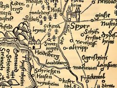 Altrip in der „Cosmographei“ von Sebastian Münster (1537)