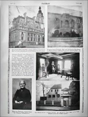 Rechts oben das Regino-Denkmal „Die Welt“ vom 17. Dezember 1911