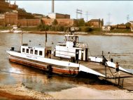 Die erste Altriper Motorfähre - In Betrieb von Januar 1958 bis Januar 1992 Die erste Altriper Motorfähre