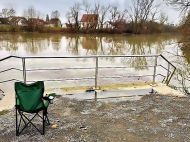Hochwasser in Altrip am 2. Februar 2021 (Fotos: Iris Hajok)