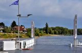 Die Fähre musste rund 160 Kilometer rheinaufwärts gefahren werden. Die Fähre musste rund 160 Kilometer rheinaufwärts gefahren werden.