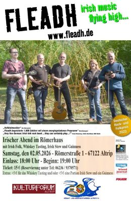 Irischer Abend mit der Folkband Fleadh