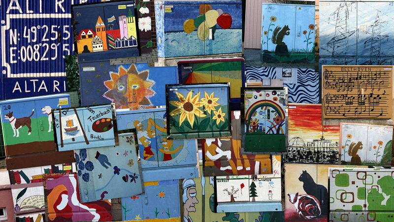 Collage "Kunst am Kasten" |  © Peter Schleicher